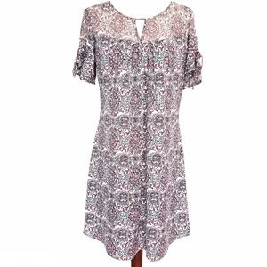 Per Seption Concept Paisley Boho Shift Dress